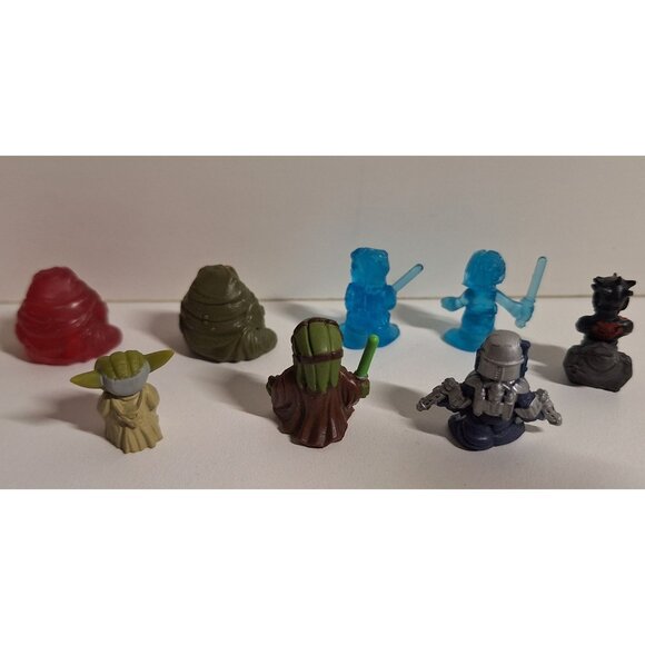 22 Star Wars Micro Force Squinkies Lot With AT-AT & Spaceship & Accessories - Picture 5 of 9
